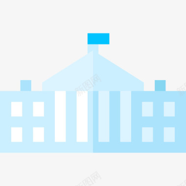 白宫纪念碑15号平房图标图标