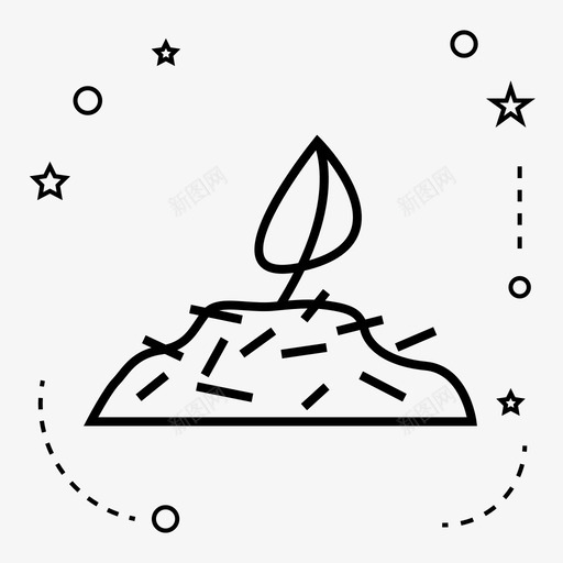 生长生物量清洁图标svg_新图网 https://ixintu.com 有机 清洁 生物量 生长 能源