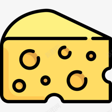 奶酪农业7原色图标图标