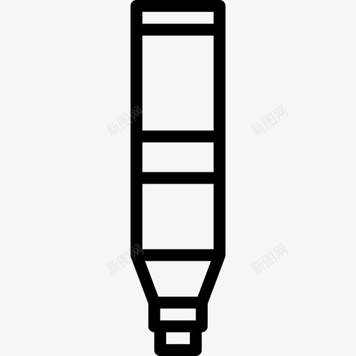 牙膏浴室9线性图标svg_新图网 https://ixintu.com 浴室9 牙膏 线性