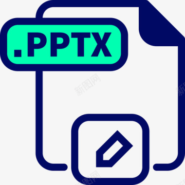 Pptx文件24绿影图标图标