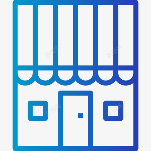商店电子商务48梯度图标svg_新图网 https://ixintu.com 商店 梯度 电子商务48