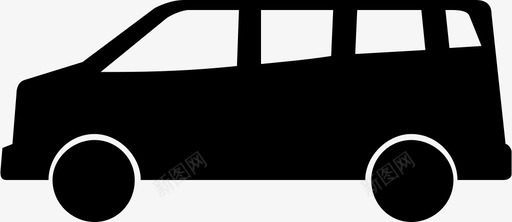 汽车小型巴士mpv图标svg_新图网 https://ixintu.com mpv 交通工具 保姆车 小型巴士 汽车 货车