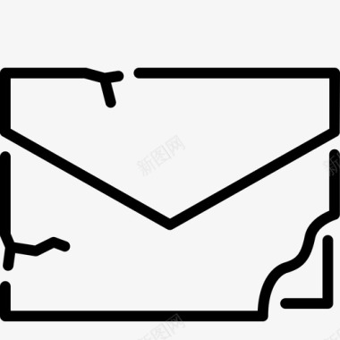 邮件信封万圣节图标图标