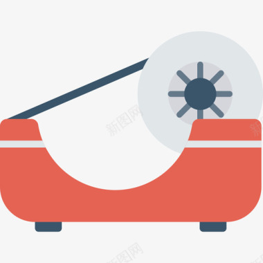 磁带商务和办公16扁平图标图标
