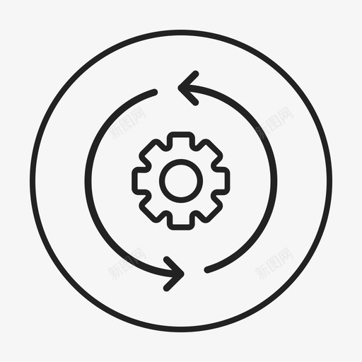 自动化配置首选项图标svg_新图网 https://ixintu.com 刷新 自动化 设置 配置 重新加载 首选项