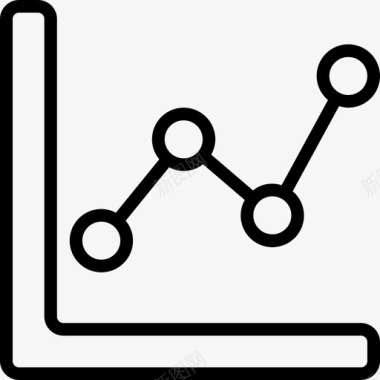 分析数据和图表8线性图标图标