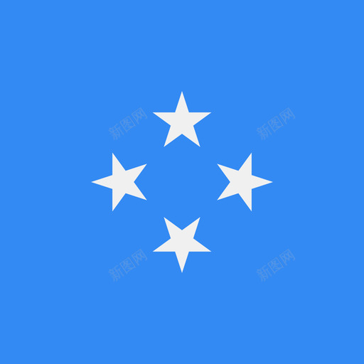 密克罗尼西亚方形国家简单的旗帜图标svg_新图网 https://ixintu.com 密克罗尼西亚 方形国家简单的旗帜