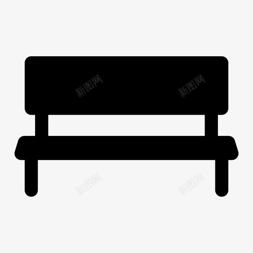 长凳椅子座位图标svg_新图网 https://ixintu.com 座位 木制 椅子 用户界面 网页设计图标字形 长凳