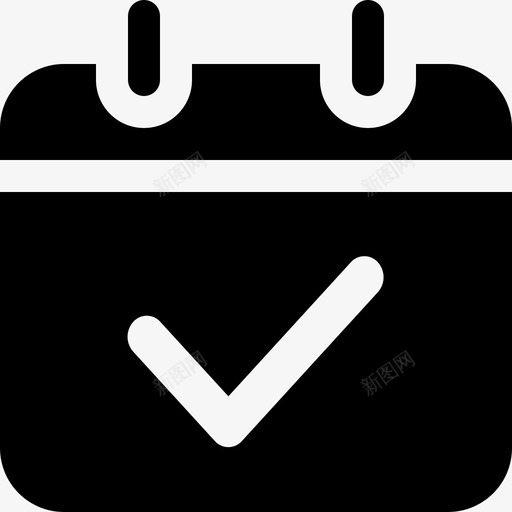 确认考勤svg_新图网 https://ixintu.com 确认考勤