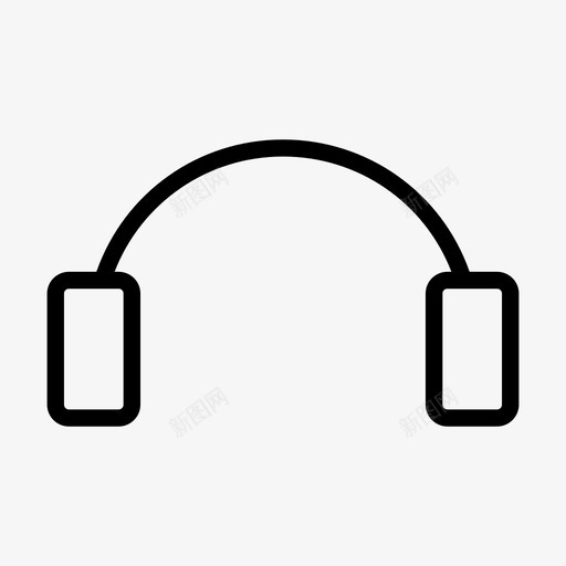耳机电影音乐图标svg_新图网 https://ixintu.com 数字营销 游戏 电影 耳机 音乐 音响