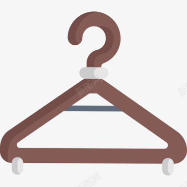 挂衣架家用器具2扁平图标图标