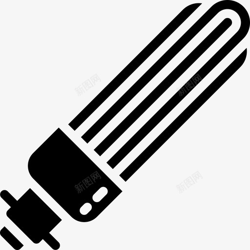 灯泡功率和能量8填充图标svg_新图网 https://ixintu.com 功率和能量8 填充 灯泡