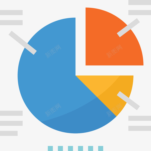 饼图业务167持平图标svg_新图网 https://ixintu.com 业务167 持平 饼图