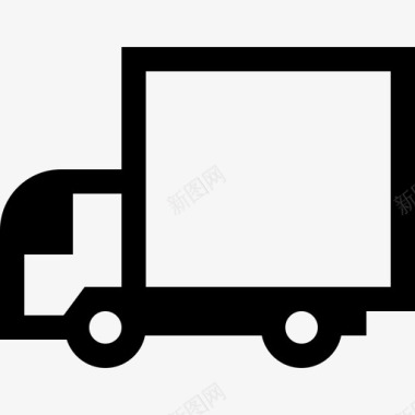 送货卡车销售19直线图标图标