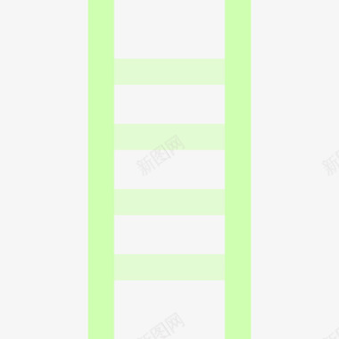 清洁梯22线性颜色图标图标