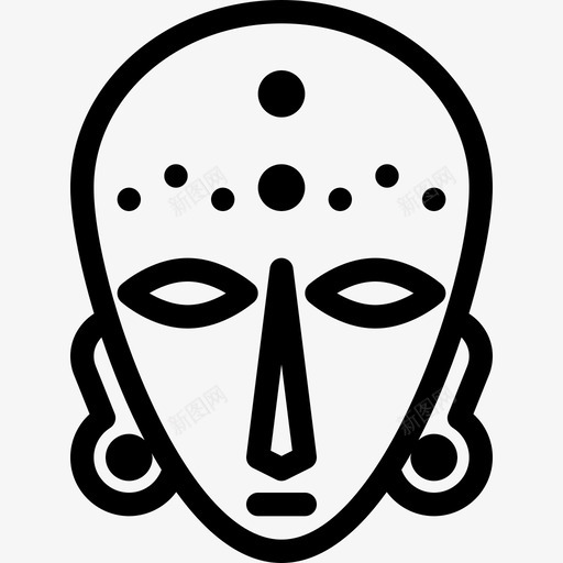 面具文化社区2线性图标svg_新图网 https://ixintu.com 文化社区2 线性 面具