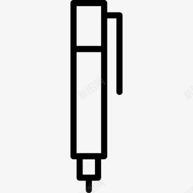 铅笔办公文具3直线型图标图标
