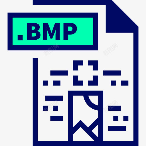 Bmp文件24绿色阴影图标svg_新图网 https://ixintu.com Bmp 文件24 绿色阴影