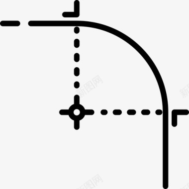 角点编辑工具6线性图标图标