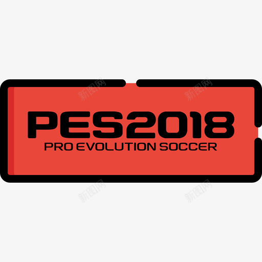 Pes视频游戏徽标2线颜色图标svg_新图网 https://ixintu.com Pes 线颜色 视频游戏徽标2