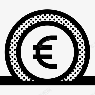 欧元储蓄银行货币图标图标