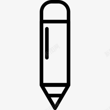 钢笔办公文具3直线型图标图标