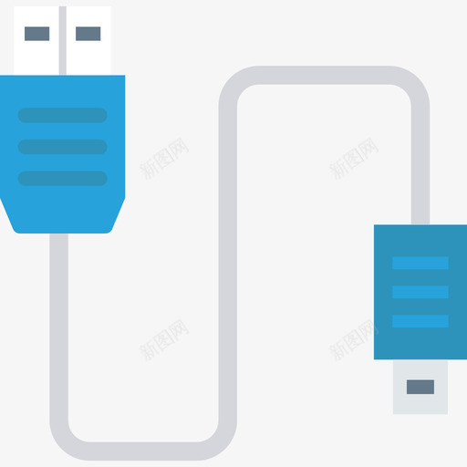 Usb设备26扁平图标svg_新图网 https://ixintu.com Usb 扁平 设备26