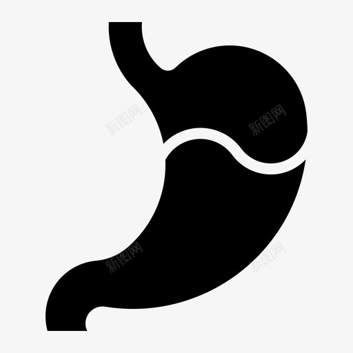 胃消化食物图标svg_新图网 https://ixintu.com 人体器官 器官 消化 胃 食物
