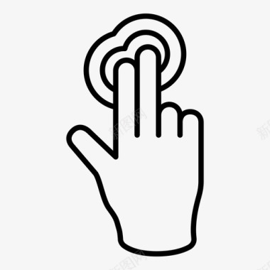 手咔嚓手指图标图标