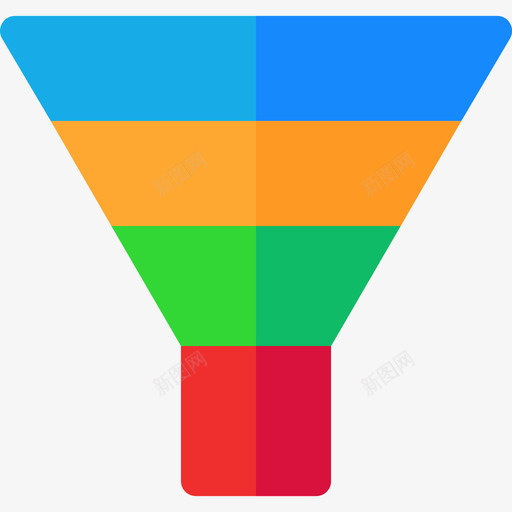 漏斗信息图元素4扁平图标svg_新图网 https://ixintu.com 信息图元素4 扁平 漏斗