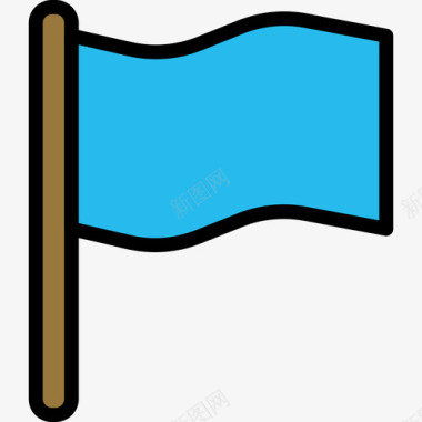 旗帜游戏19线颜色图标图标