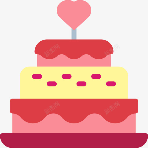 婚礼蛋糕甜点和糖果2扁平图标svg_新图网 https://ixintu.com 婚礼蛋糕 扁平 甜点和糖果2