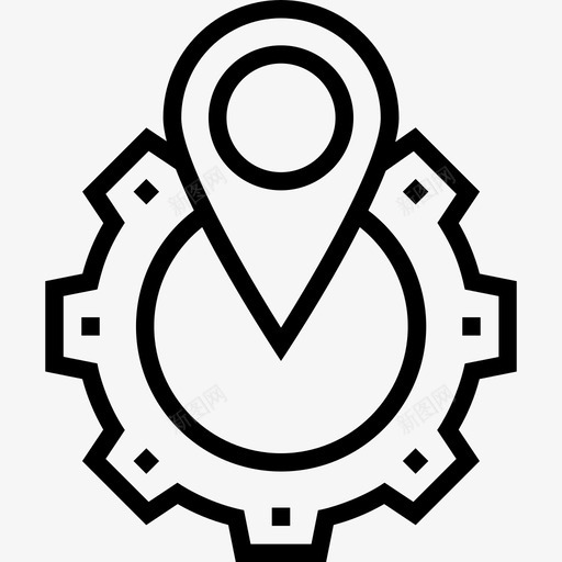 设置工具和结构线性图标svg_新图网 https://ixintu.com 工具和结构 线性 设置