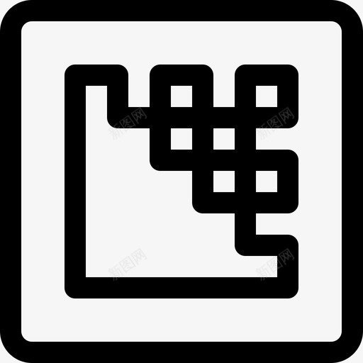 媒体编码器adobe徽标6线性图标svg_新图网 https://ixintu.com adobe徽标6 媒体编码器 线性