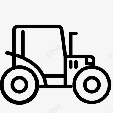 拖拉机农业农学图标图标
