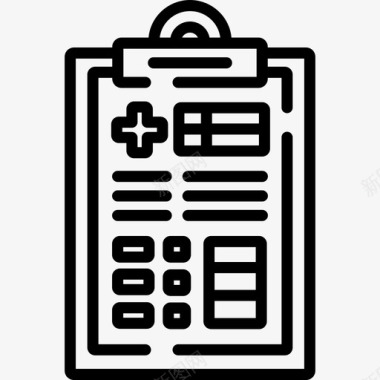 病史癌症日直系图标图标