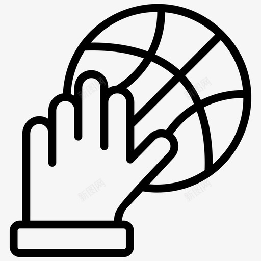 篮球目标篮球比赛运动球图标svg_新图网 https://ixintu.com 篮球比赛 篮球目标 篮球线图标 运动球