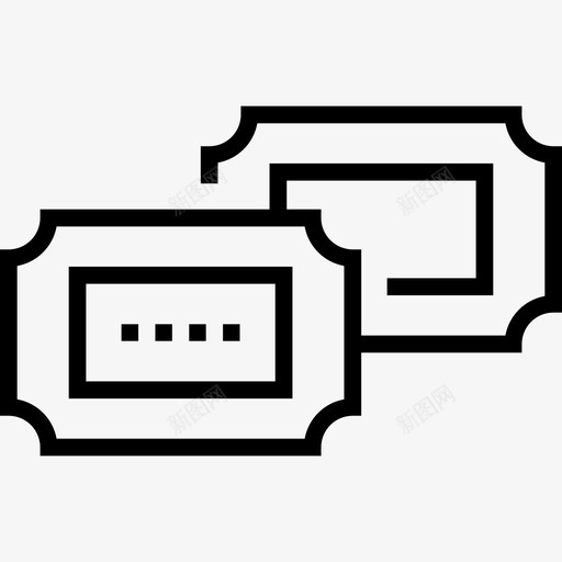 门票拱廊直线图标svg_新图网 https://ixintu.com 拱廊 直线 门票