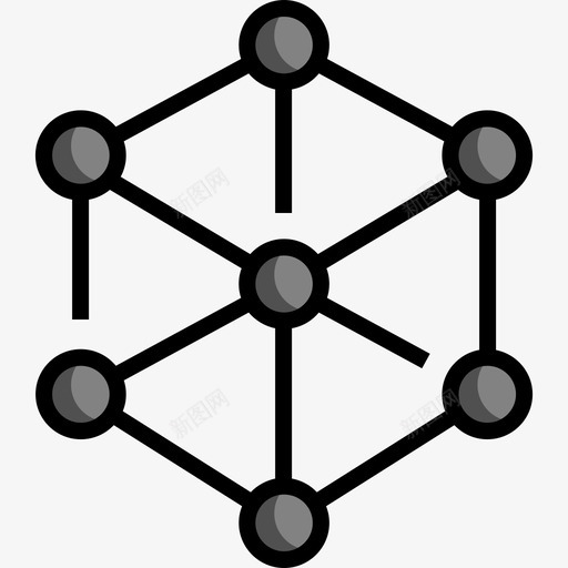 分子化学10线性颜色图标svg_新图网 https://ixintu.com 分子 化学10 线性颜色