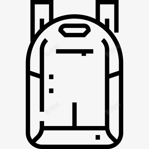 背包探险10直线型图标svg_新图网 https://ixintu.com 探险10 直线型 背包