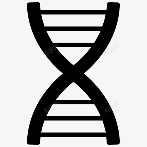 dnadna序列dna链图标svg_新图网 https://ixintu.com dna dna序列 dna链 基因 生物信息学和生物工程字形图标 遗传细胞