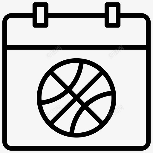 运动日历运动事件运动日程表图标svg_新图网 https://ixintu.com 篮球日历 篮球比赛 篮球路线图标 运动事件 运动日历 运动日程表