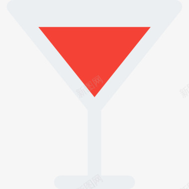 鸡尾酒饮料6平淡图标图标