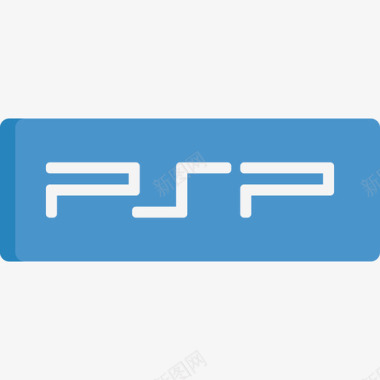 Psp视频游戏标识扁平图标图标