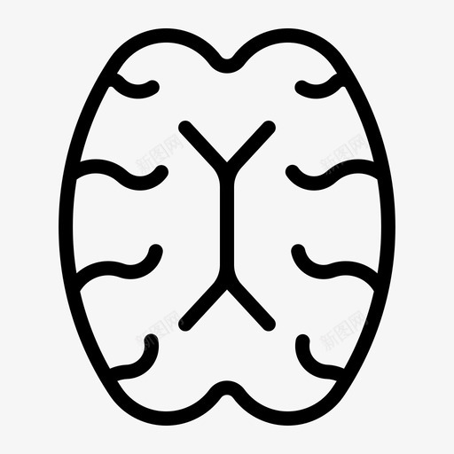 脑人智力图标svg_新图网 https://ixintu.com 人 人体器官 器官 智力 神经 脑