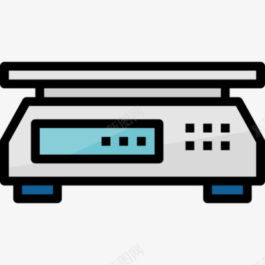 比例逻辑12线性颜色图标图标