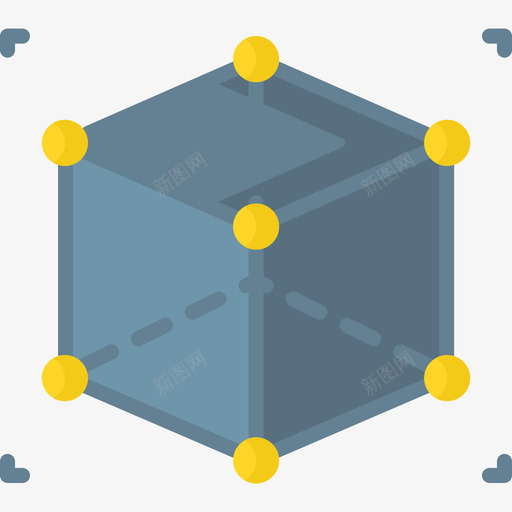 立方体虚拟现实33平面图标svg_新图网 https://ixintu.com 平面 立方体 虚拟现实33