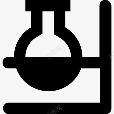 烧瓶学校和教育2实心图标图标