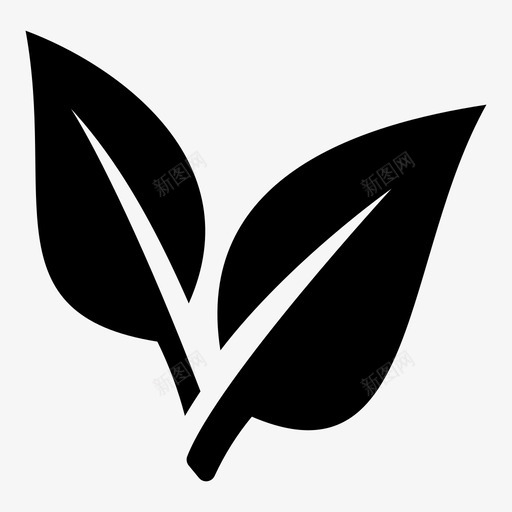 叶植物学草本植物图标svg_新图网 https://ixintu.com 叶 植物 植物学 游戏叶咖啡画笔写太阳 草本植物